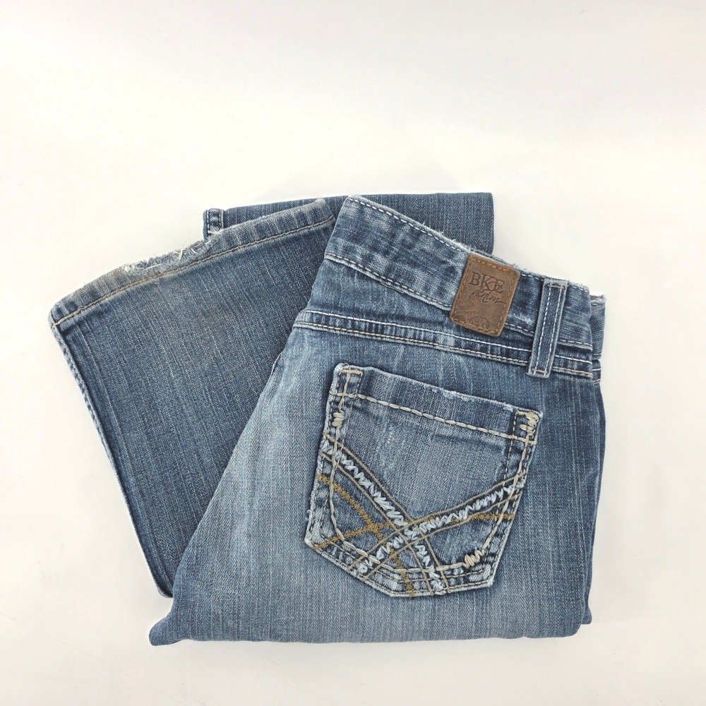 BKE Sierra Bootcut Jeans Womens 28 Stretch Denim Low Rise Western Cowgirl‎